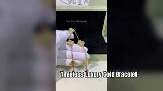 สร้อยข้อมือ VCA Vintage Alhambra ทองคำ 18K