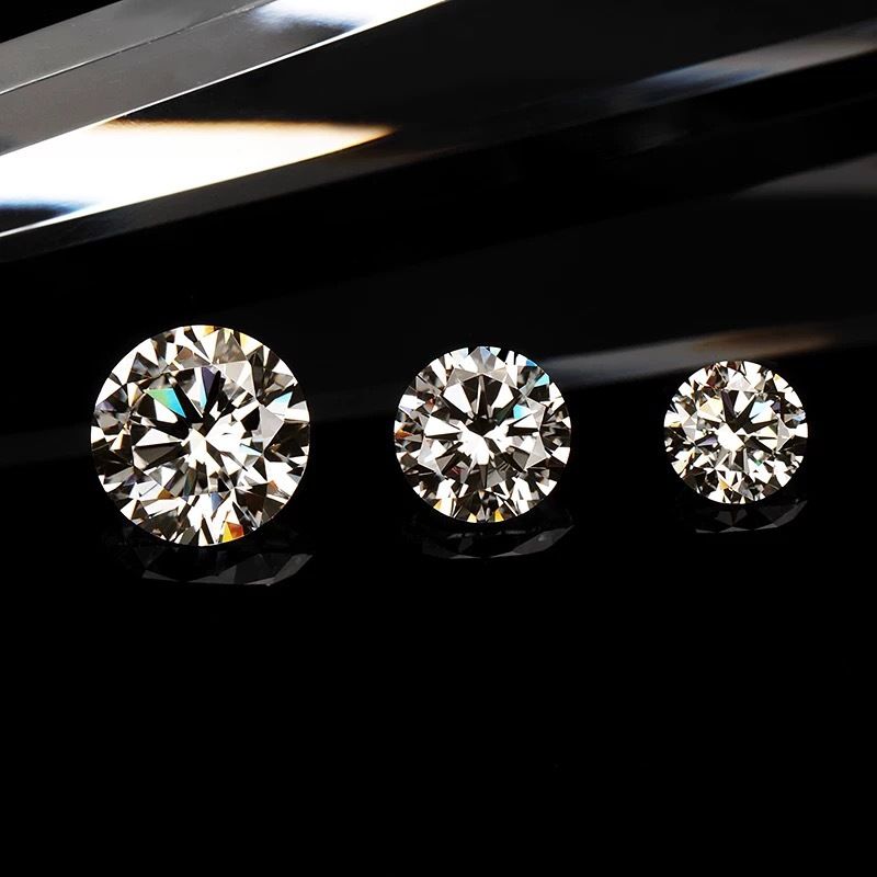 คุณภาพ LuxuryShine VS2 รูปทรงกลม เพชรที่เติบโตในห้องปฏิบัติการ 1CT 2CT 3CT 4CT 5CT D-F เพชรสีขาวที่มีใบรับรอง IGI โรงงาน