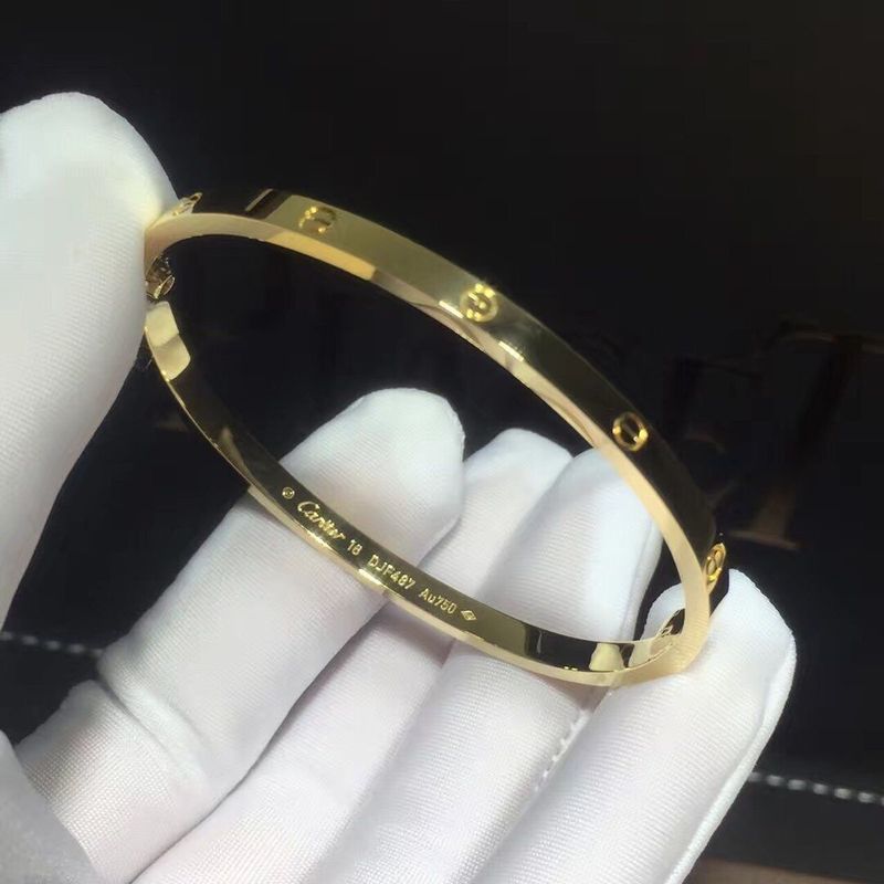 คุณภาพ เครื่องประดับ สร้อยข้อมือทอง 18K , สร้อยคอทองคำแบบบาง Love ขนาดเล็ก Model โรงงาน