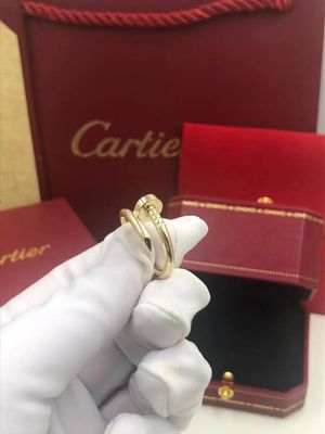 คุณภาพ แหวน Juste Un Clou ทอง 18K สีเหลือง White Rose Gold Pink โรงงาน