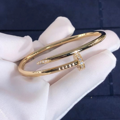 18K Gold Car tier Juste Un Clou สร้อยข้อมือสนับสนุนคำสั่งซื้อตัวอย่าง OEM