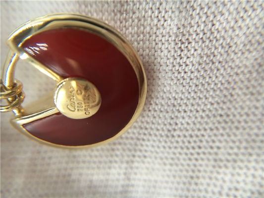 คุณภาพ XS รุ่น High End เครื่องประดับที่กำหนดเอง Amulette De สร้อยคอ 18K Rose Gold Carnelian โรงงาน