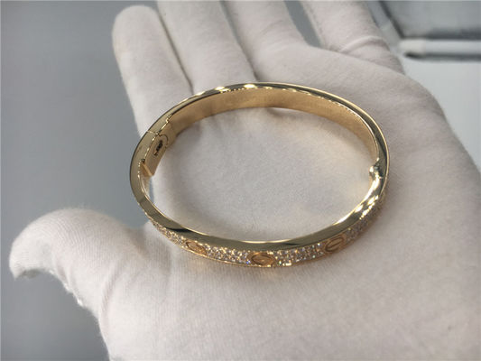 คุณภาพ สร้อยข้อมือทอง , สร้อยข้อมือ Rose Gold พร้อมเพชรเจียระไน 204 เม็ด โรงงาน