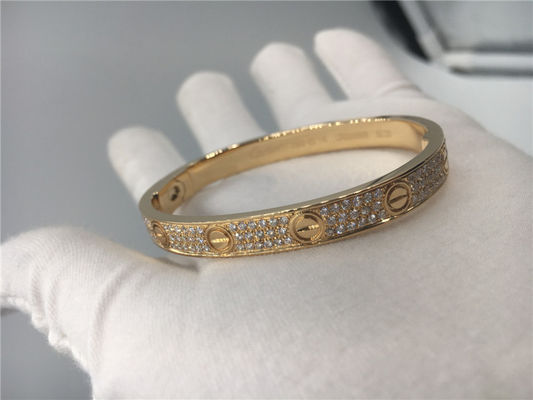 คุณภาพ สร้อยข้อมือทอง , สร้อยข้อมือ Rose Gold พร้อมเพชรเจียระไน 204 เม็ด โรงงาน