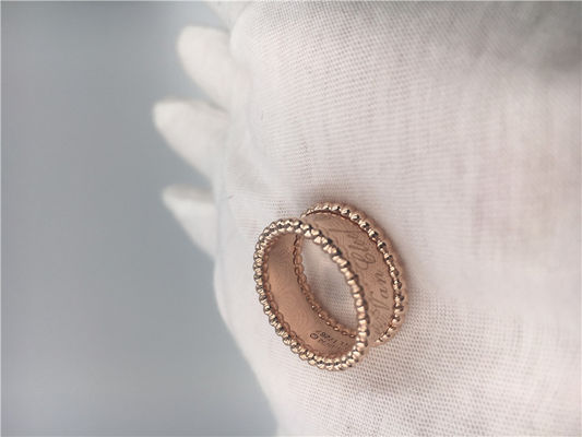 คุณภาพ แหวนทองคำขาว PerléE Signature Ring VCARO3Y600 Round Shape โรงงาน