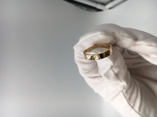 คุณภาพ Mens Wedding Bands เครื่องประดับทองสุดหรู 18K Yellow Gold No Gemstone โรงงาน