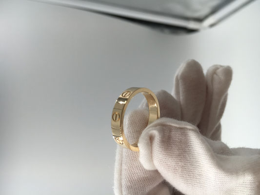 คุณภาพ Mens Wedding Bands เครื่องประดับทองสุดหรู 18K Yellow Gold No Gemstone โรงงาน