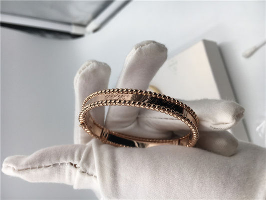 คุณภาพ สร้อยข้อมือทอง 18K แฮนด์เมดสุดหรูไม่มีเพชร / พลอยพร้อมใบรับรองเครื่องประดับ โรงงาน