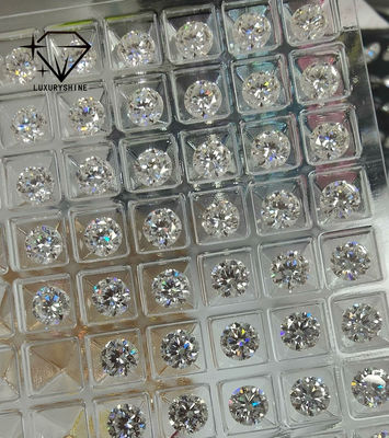 คุณภาพ LuxuryShine VS1 เพชรแล็บ 1 กะรัต 2 กะรัต 3 กะรัต 4 กะรัต 5 กะรัต ทรงกลม สีขาว เจียระไนดีเยี่ยม ได้รับการรับรองจาก IGI โรงงาน