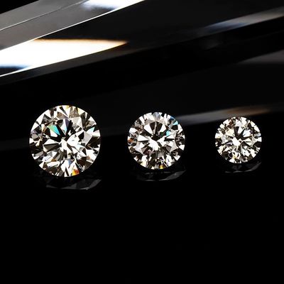 คุณภาพ LuxuryShine VS2 รูปทรงกลม เพชรที่เติบโตในห้องปฏิบัติการ 1CT 2CT 3CT 4CT 5CT D-F เพชรสีขาวที่มีใบรับรอง IGI โรงงาน