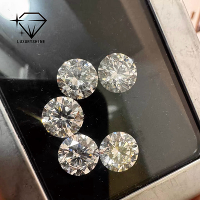 LuxuryShine 100% เพชรแท้ VVS1 สีขาว รูปทรงกลมตัดดีเยี่ยม เพชรที่ปลูกในห้องปฏิบัติการที่มีใบรับรอง IGI