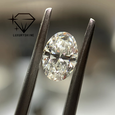 LuxuryShine 0.1-10CT VS2 หินเพชรที่เพาะขึ้นมาในห้องปฏิบัติการ D-F สีขาวโอวาลตัดดีมาก ด้วยใบรับรอง IGI หินตัด 3EX Wholesale