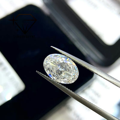 คุณภาพ LuxuryShine 0.1-10CT VS2 หินเพชรที่เพาะขึ้นมาในห้องปฏิบัติการ D-F สีขาวโอวาลตัดดีมาก ด้วยใบรับรอง IGI หินตัด 3EX Wholesale โรงงาน