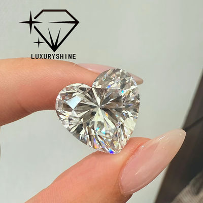 คุณภาพ LuxuryShine VS1 เพชรแล็บ Heart สีขาว เจียระไน Excellent 1 กะรัต 2 กะรัต 3 กะรัต 4 กะรัต 5 กะรัต รองรับการปรับแต่งพิเศษ โรงงาน