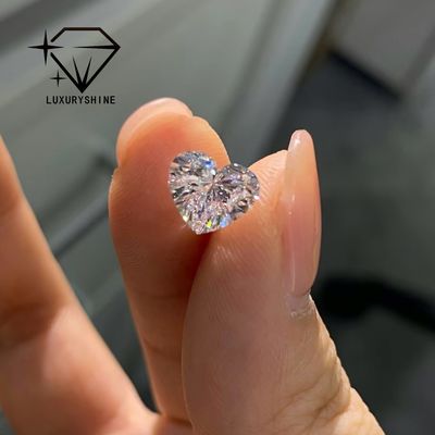 คุณภาพ LuxuryShine VVS1-VS2 หัวใจดีเยี่ยมตัดห้องปฏิบัติการเพชรที่เติบโตเพชรแท้ & พระเครื่องแต่งงาน & พระเครื่องที่กําหนดเอง การสนับสนุนการกําหนดเองพิเศษ โรงงาน