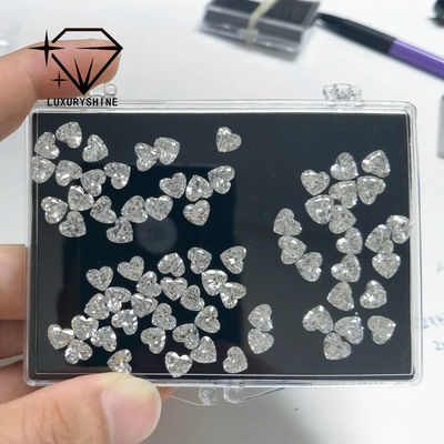 คุณภาพ LuxuryShine VVS1-VS2 หัวใจดีเยี่ยมตัดห้องปฏิบัติการเพชรที่เติบโตเพชรแท้ & พระเครื่องแต่งงาน & พระเครื่องที่กําหนดเอง การสนับสนุนการกําหนดเองพิเศษ โรงงาน