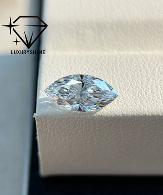 คุณภาพ LuxuryShine VVS2 รูปทรง Marquise ขนาด 0.3-15 กะรัต เพชรแล็บ D-F Color 3EX Cut พร้อมใบรับรอง IGI เพชรแท้ โรงงาน