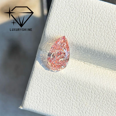 คุณภาพ LuxuryShine เพชรหลุดแล็บทรงลูกแพรสีชมพูแฟนซี 1-15 กะรัต VVS-VS & เครื่องประดับงานแต่งงาน & เครื่องประดับสั่งทำพิเศษ ﻿ โรงงาน