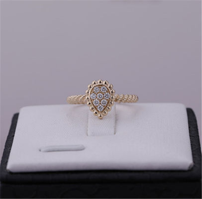คุณภาพ Serpent Boheme Ring XS Motif Ref JRG02674 แหวนเพชรพิงค์โกลด์ 18K โรงงาน