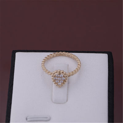 คุณภาพ Serpent Boheme Ring XS Motif Ref JRG02674 แหวนเพชรพิงค์โกลด์ 18K โรงงาน