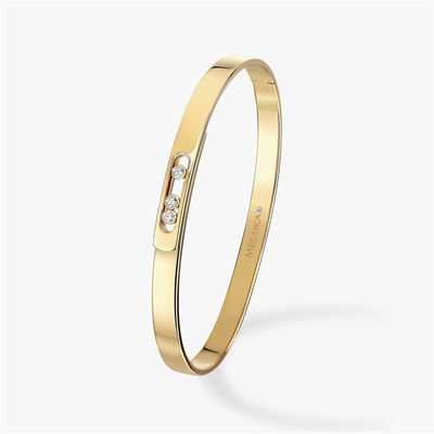 คุณภาพ สร้อยข้อมือกำไลข้อมือทองคำขาว 18K Luxury Jewelry สำหรับผู้หญิง โรงงาน